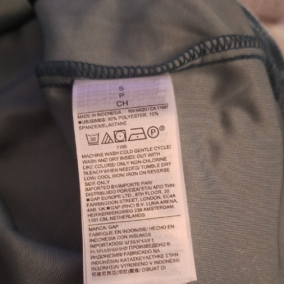 GAP Emerald Green Velvet Peasant Top - Picture 7 of 7